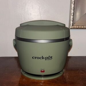 Crock-Pot Portable Mini Slow Cooker in Sage Green